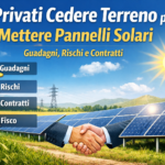 privati cedere terreno per mettere pannelli solari