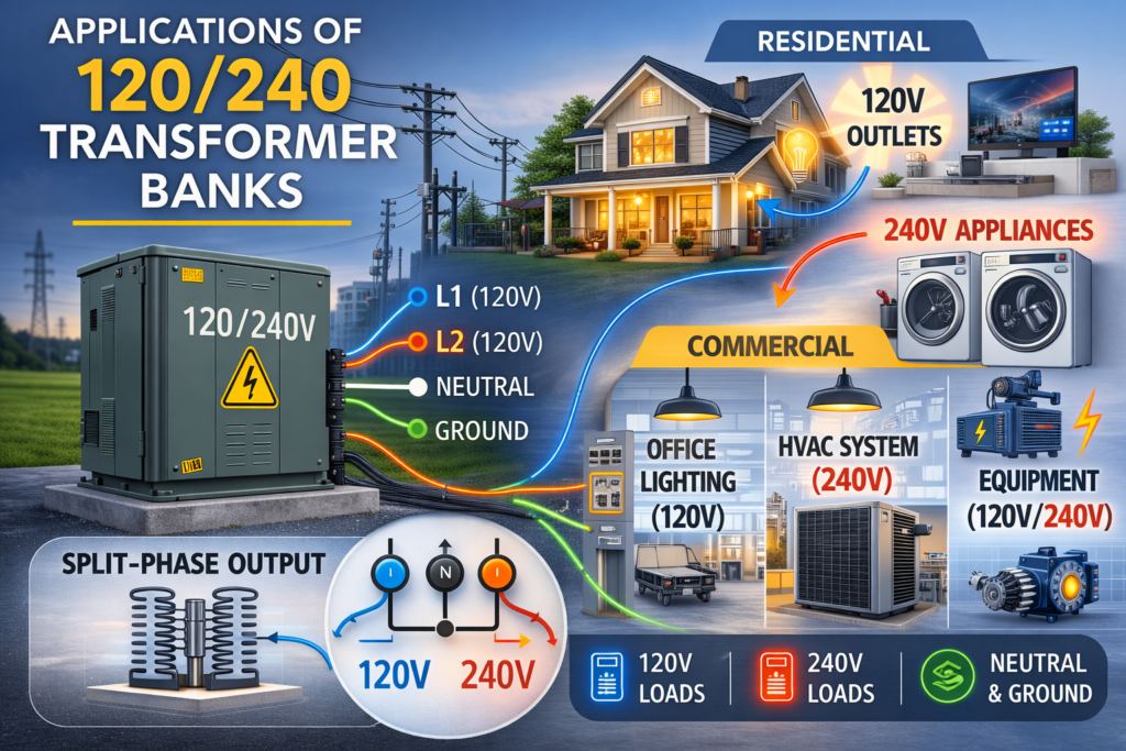120/240 transformer bank diagram