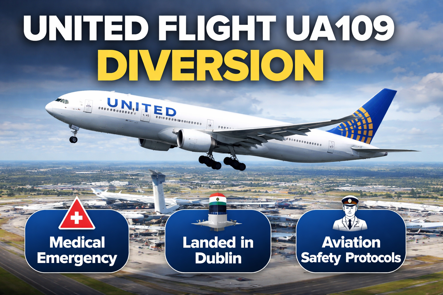 United Flight UA109 diversion